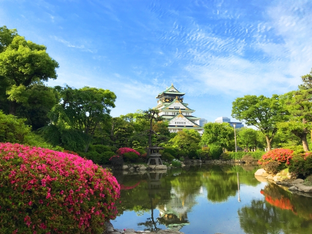 大阪城 日本庭園｜天守閣を借景とする美しい庭園の魅力と見どころ、散策案内を徹底紹介