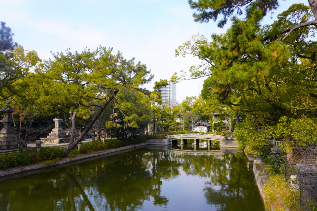 住吉大社庭園｜住吉大社の歴史ある庭園の魅力と見どころ、参拝案内を詳しく解説