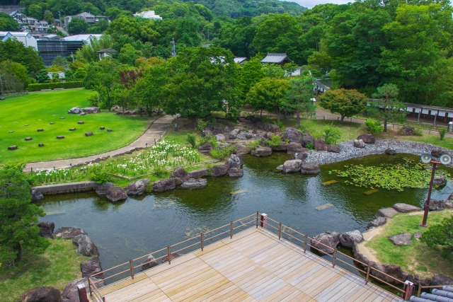 池田城跡公園｜戦国の要衝に築かれた公園の歴史と見どころ、利用案内を完全ガイド
